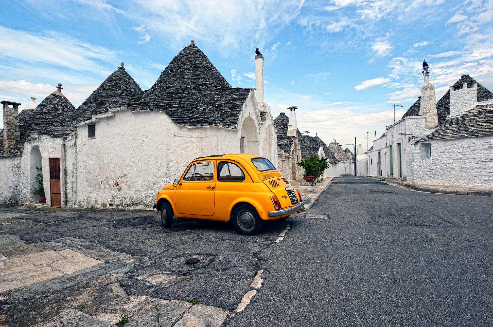 Alberobello Wlochy fiat 500 - fot. Mirosław Mróz Studio22